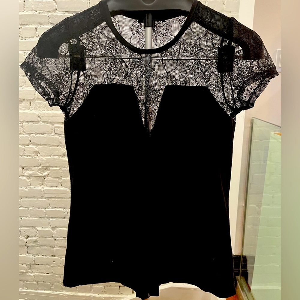 Maje lacy T-shirt